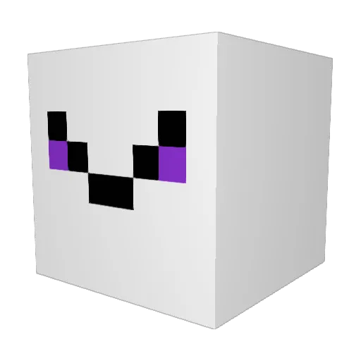 blueacer Minecraft avatar head, 3D render