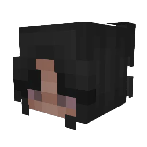 blueberry1553 Minecraft avatar head, 3D render