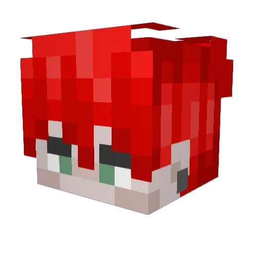 blueberry_x0 Minecraft avatar head, 3D render