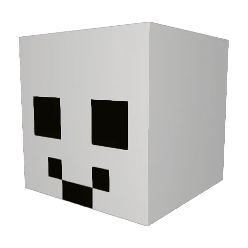 blueberrycake10 Minecraft avatar head, 3D render