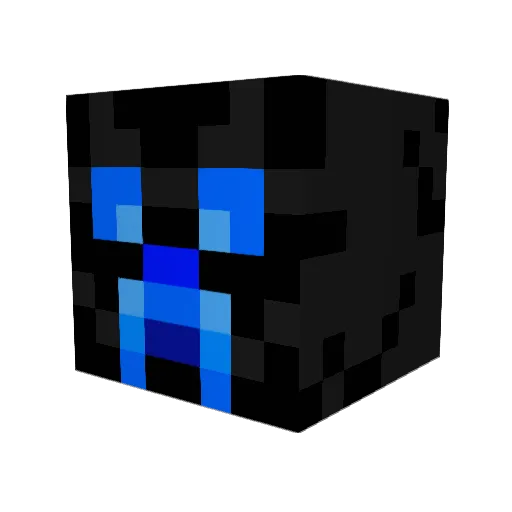 bluecreeper1875 Minecraft avatar head, 3D render