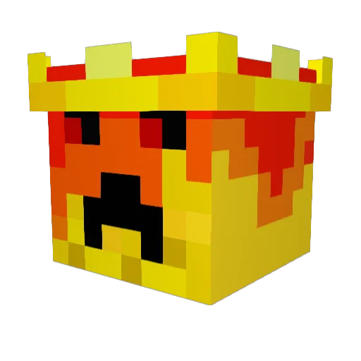 blueeyesnake Minecraft avatar head, 3D render