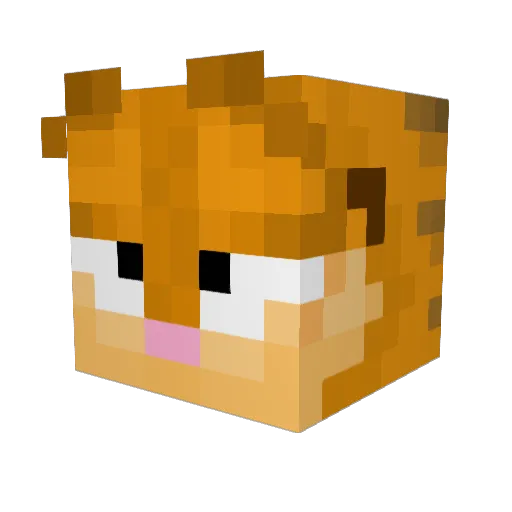 blueg0 Minecraft avatar head, 3D render
