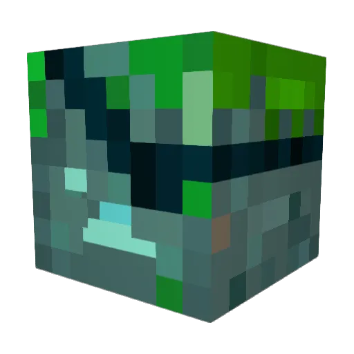 blueglower22 Minecraft avatar head, 3D render