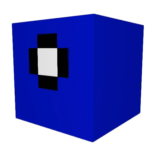 bluegoldfish17 Minecraft avatar head, 3D render