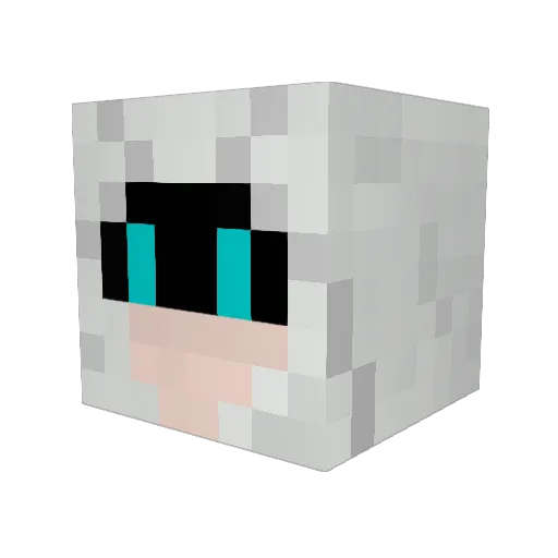 blueice1097 Minecraft avatar head, 3D render