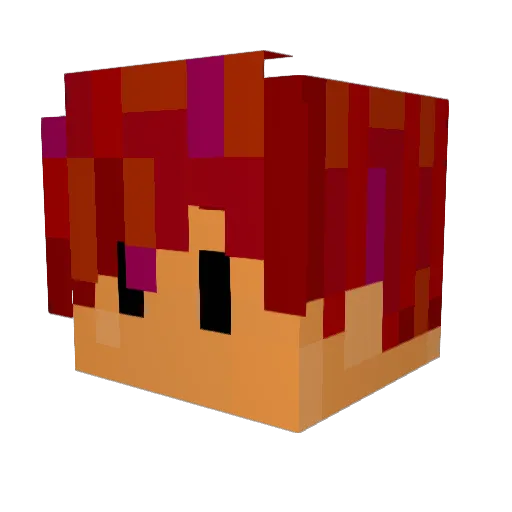 bluejay37 Minecraft avatar head, 3D render