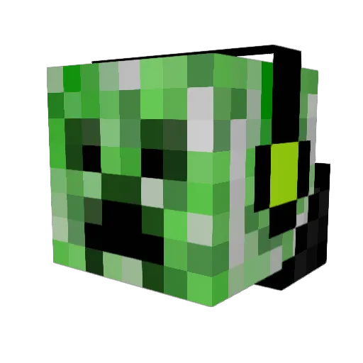 bluejester97 Minecraft avatar head, 3D render