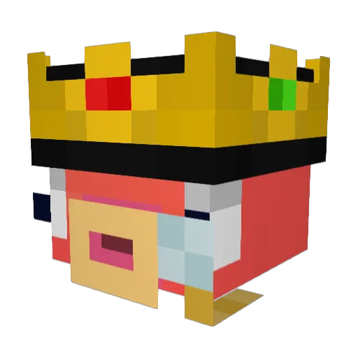 bluekstara2 Minecraft avatar head, 3D render