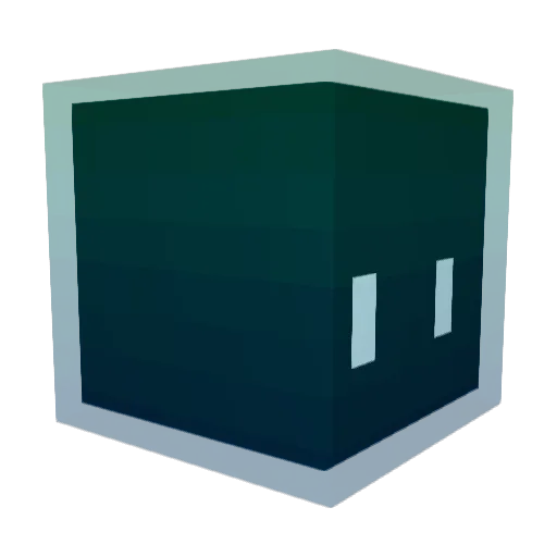 bluemaru Minecraft avatar head, 3D render