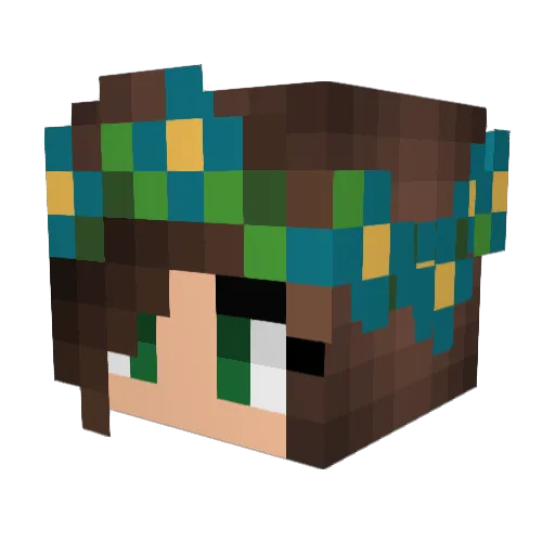 bluemoon36 Minecraft avatar head, 3D render