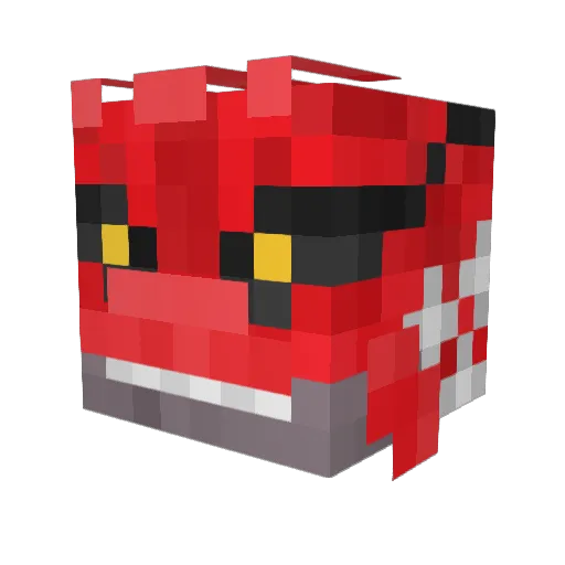 bluemoon554 Minecraft avatar head, 3D render