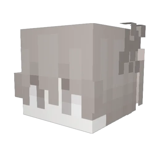 blueness0_0 Minecraft avatar head, 3D render