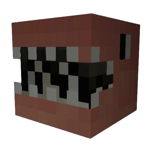bluenight1010 Minecraft avatar head, 3D render