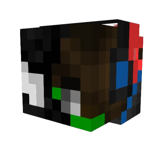 blueplayz4205 Minecraft avatar head, 3D render
