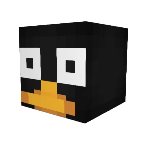blueray2000 Minecraft avatar head, 3D render