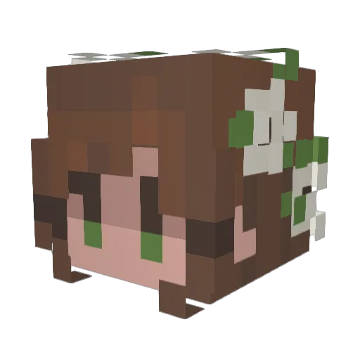 blueside7 Minecraft avatar head, 3D render