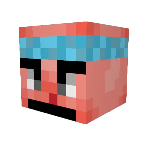blueskorpion22 Minecraft avatar head, 3D render