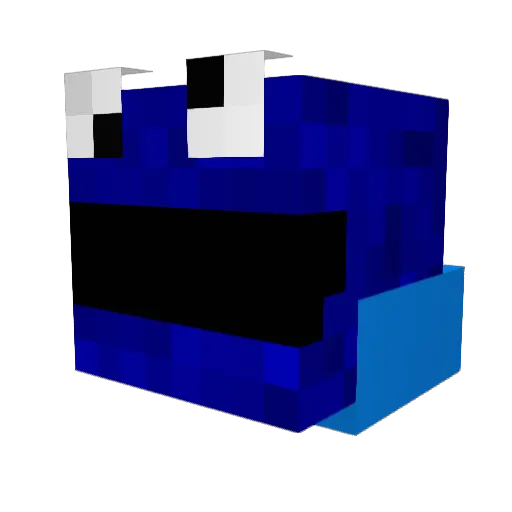 bluestar1999 Minecraft avatar head, 3D render