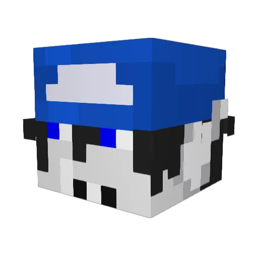 bluestar90210 Minecraft avatar head, 3D render