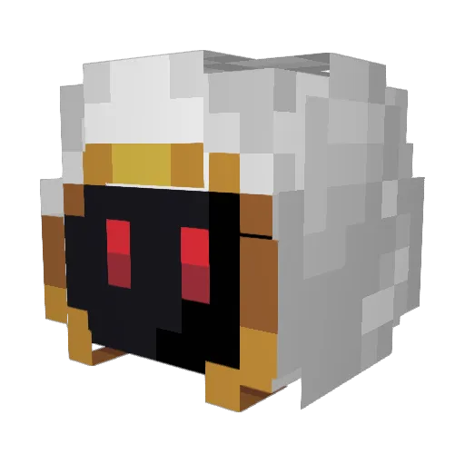 bluestars987 Minecraft avatar head, 3D render