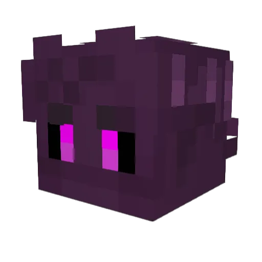 blugh_blu Minecraft avatar head, 3D render