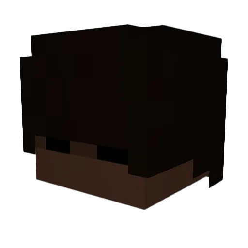bluhb7 Minecraft avatar head, 3D render