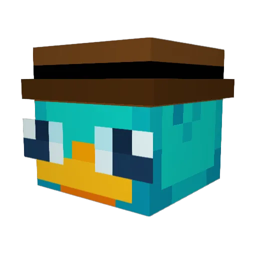 blump6738 Minecraft avatar head, 3D render