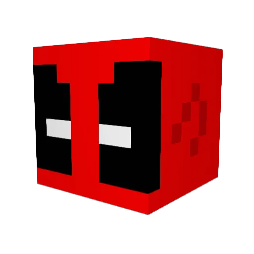 bluntheart Minecraft avatar head, 3D render