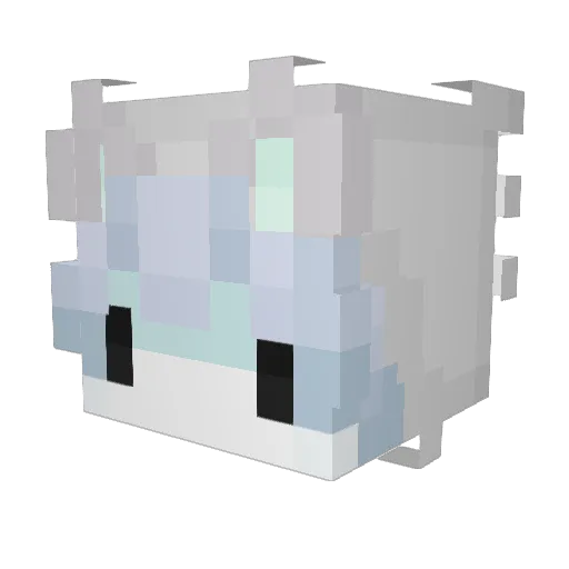 blursammy Minecraft avatar head, 3D render