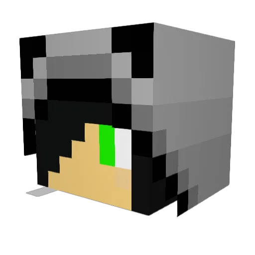 blutchi83 Minecraft avatar head, 3D render