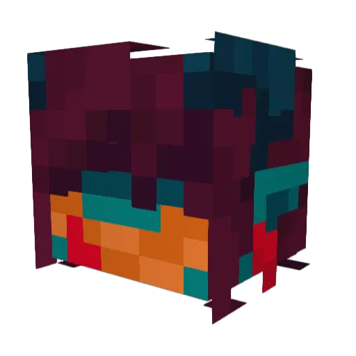 bluvirr Minecraft avatar head, 3D render
