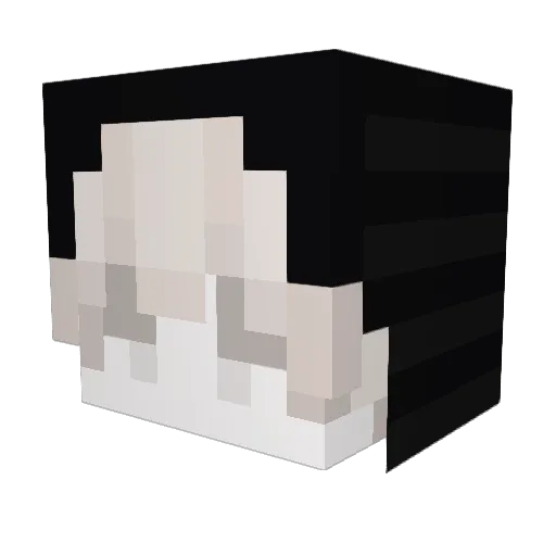 blvssing Minecraft avatar head, 3D render