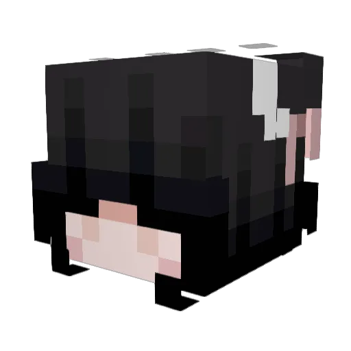 blvstriia Minecraft avatar head, 3D render