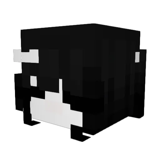 blwsh Minecraft avatar head, 3D render