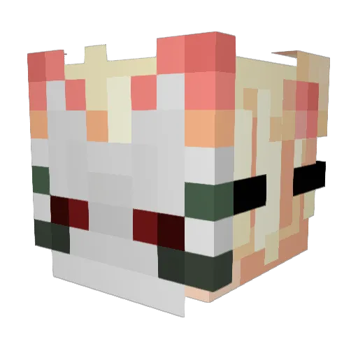 blxckbearx Minecraft avatar head, 3D render