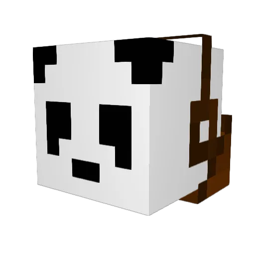 blxckbox Minecraft avatar head, 3D render