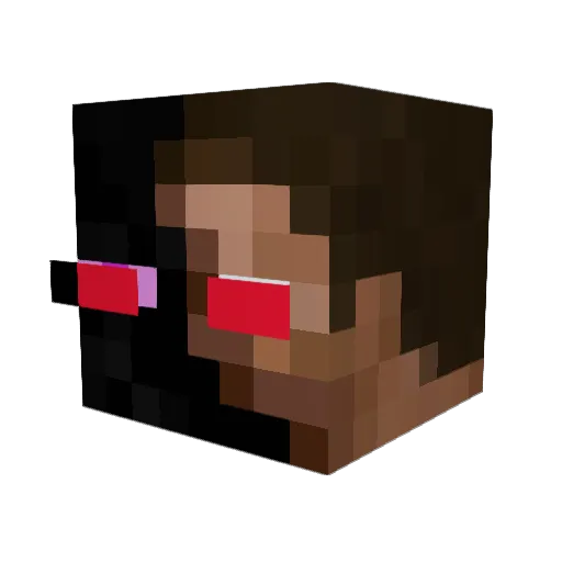 blyatman444 Minecraft avatar head, 3D render