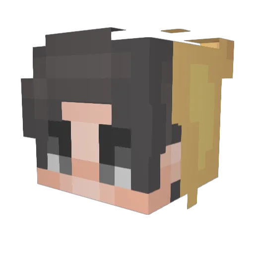 blythse Minecraft avatar head, 3D render