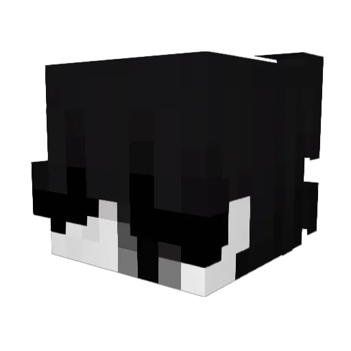 blzms Minecraft avatar head, 3D render