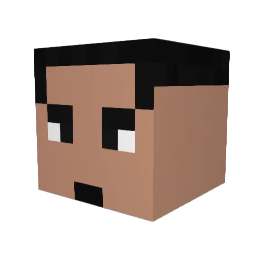 bman323232 Minecraft avatar head, 3D render
