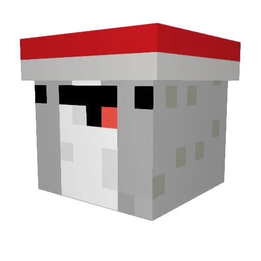 bmperry Minecraft avatar head, 3D render