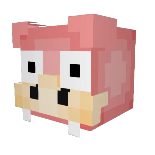 bmr0412 Minecraft avatar head, 3D render