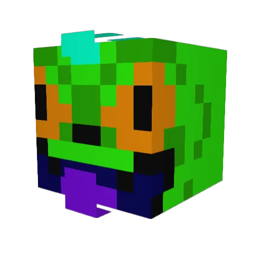 bmth20 Minecraft avatar head, 3D render