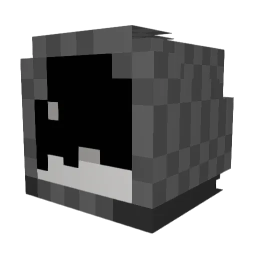bmxmassi Minecraft avatar head, 3D render