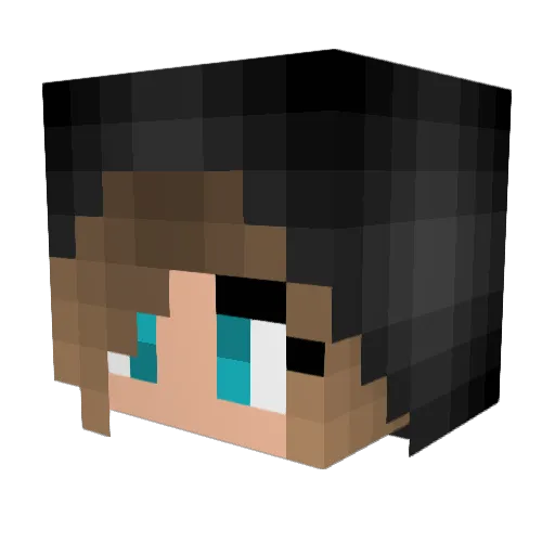 bmz04 Minecraft avatar head, 3D render