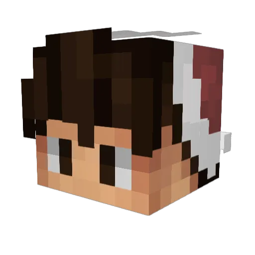 bncballer Minecraft avatar head, 3D render