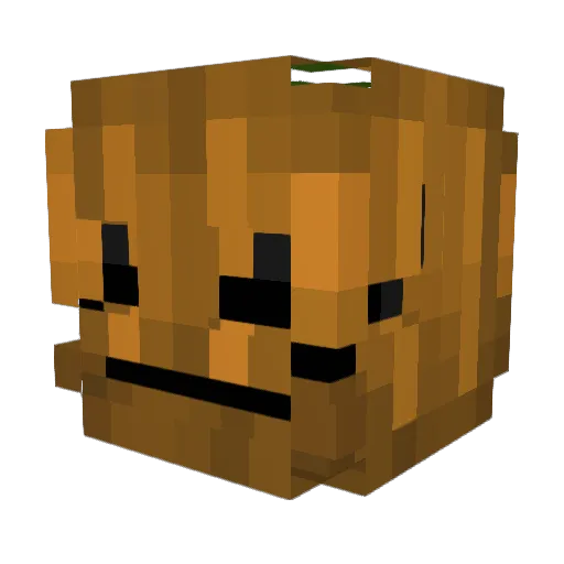 bndoveronmc Minecraft avatar head, 3D render