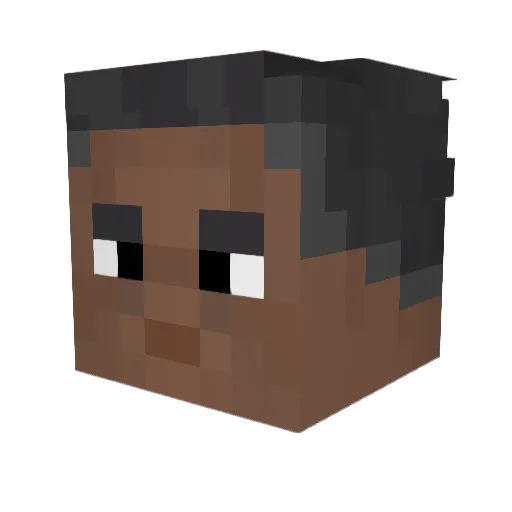 bneman2 Minecraft avatar head, 3D render