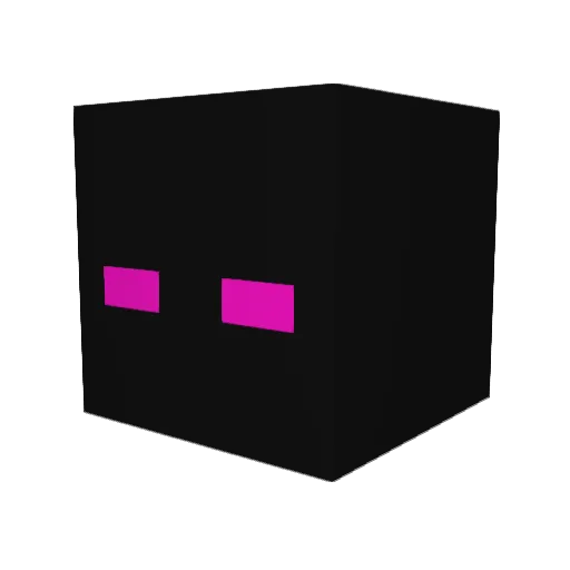 bnny9 Minecraft avatar head, 3D render